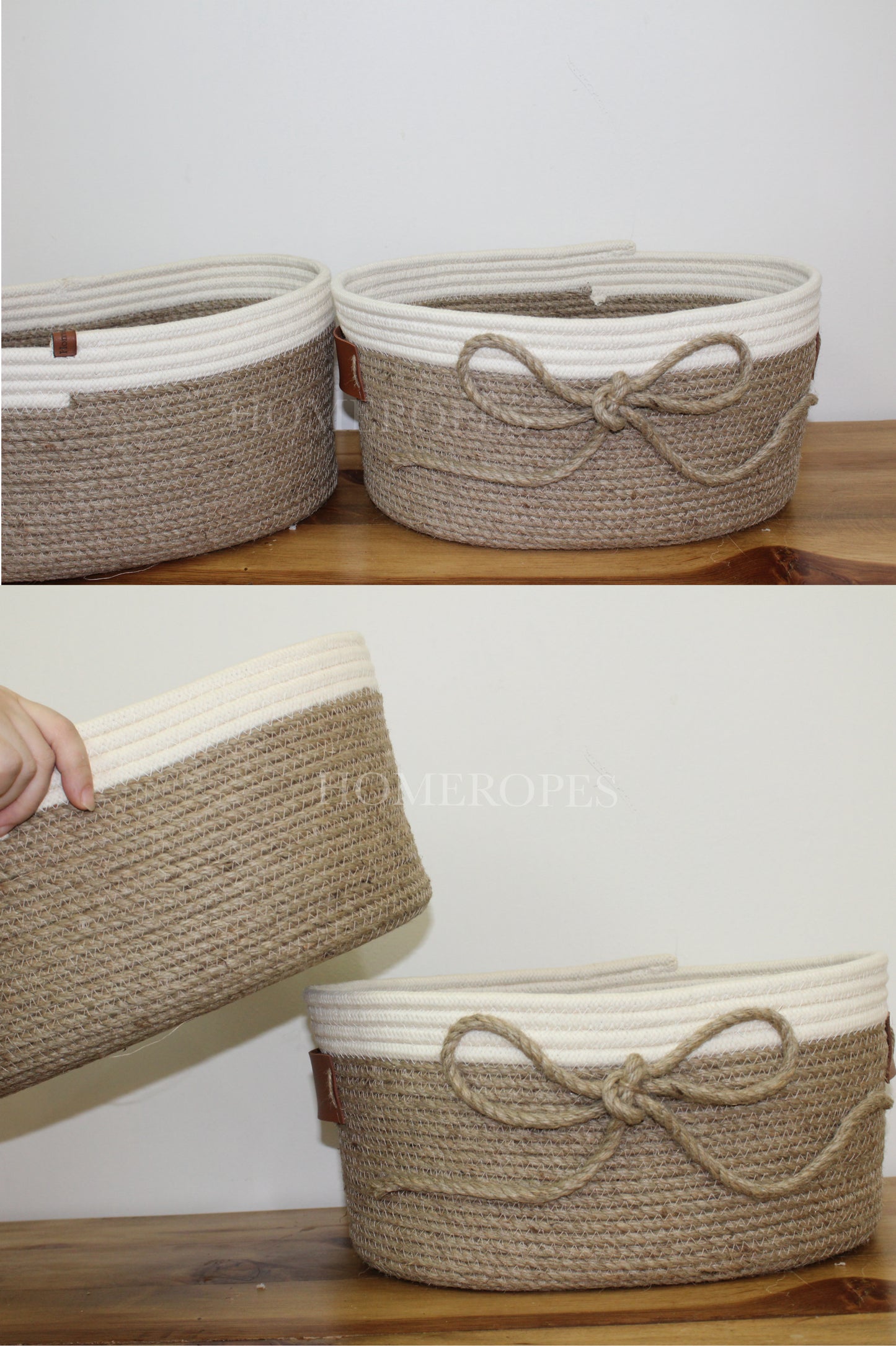 KIDS Essentials set of 2 oval basket