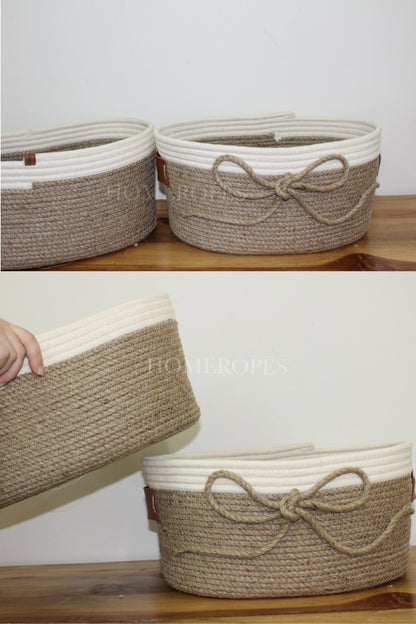 KIDS Essentials set of 2 oval basket