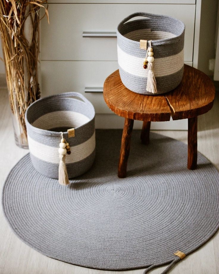 Plain Round Rug