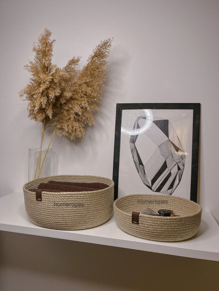 Set of 2 storage baskets